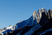 France, Alps, Haute Savoie, Chamonix district, view from Aiguille du Midi