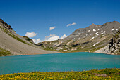 France, Alps, Savoie, Parc national de la Vanoise, lake