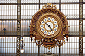 France, Paris, Orsay museum, clock