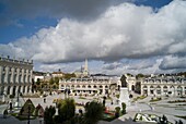 France, Lorraine, Meurthe et Moselle, Nancy,  Stanislas square view from the town hall