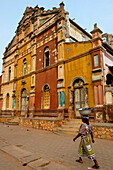Western Africa, Benin, Porto-Novo (also known as Hogbonou and Adjacé) is the official capital, brazilian-style church, which is now a mosque