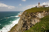 Cabo da Roca (Cape Roca) is a cape which forms the westernmost point of both mainland Europe and mainland Portugal. Sintra Coast. Portugal
