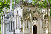 Located in the Old Quarter of Sintra and classified as World Heritage by UNESCO, the Quinta da Regaleira was built at the turn of the 20th century in the romantic style. Sintra. Coast of Lisbon. Portugal.