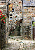 France, Languedoc Roussillon, Lozere, La Garde Guerin, typical houses