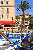 France, French Riviera, Var, Sanary, fishing harbor