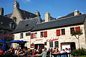 France, Bretagne, Finistere, Quimper, Beurre square, restaurant
