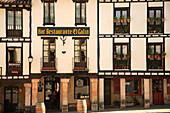 Spain, Castilla Leon, Covarrubias, typical houses