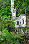 Portugal, Sintra, Quinta da Regaleira villa, garden