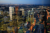 anada, Ontario, Toronto, downtown skyline, aerial view