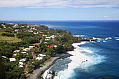 Reunion Island (Indian Ocean, France), south coast scenery