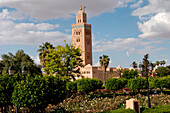 Morroco, City of Marrakesh, Koutoubia minaret