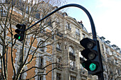 France, Paris, traffic light