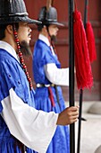 Corée du Sud, Séoul, Changdeokgung Palace, royal guards changing ceremony. Seoul.