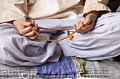 Corée du Sud, Séoul, Buddhist prayer beads