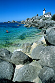 France, Brittany, Finistere (29), Brignogan Plages, Pontusval lighthouse