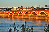 France, Gironde (33) Bordeaux, the Pont de Pierre (bridge stone), Unesco World Heritage 2007