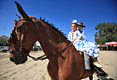 Spain, Andalusia, El rocio pilgrimage (most popular event of the country)