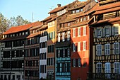 France, Bas-Rhin, Strasbourg, Petite France neighborhood in Strasbourg