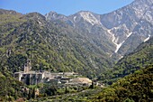 Grèce, Mont Athos, Aghiou Pavlou monastery on Mount Athos