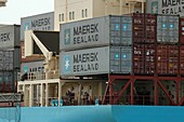 Sénégal, Dakar, Container ship