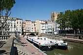 France, Languedoc-Roussillon, Aude, Narbonne, Robine channel (Unesco world heritage)
