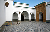 Africa, Maghreb, North africa,Morocco, Salé (Rabat), great mosque in the medina, inner courtyard