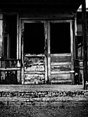 Rundown Entrance To Abandoned Building