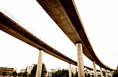 Elevated Train Tracks, Kista, Stockholm, Sweden