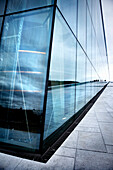 Modern Glass Wall, Oslo Opera House, Bjorvika, Norway