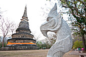 Wat Umong, buddhist temple from the 14th century, Chiang Mai, Thailand, Asia