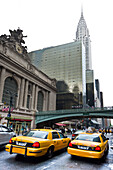 Central Station and Chrysler Building, Manhattan, New York, USA