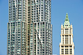 Beekman Tower und Woolwoth Building, Manhattan, New York, USA