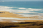 Küste und Strand von La Palud, Halbinsel von Crozon, Finistère, Bretagne, Frankreich, Europa