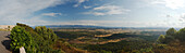 View from Santuari de Cura, monastry, Puig de Randa, mountain with monastries , near Llucmayor [-], Mallorca, Balearic Islands [-], Spain, Europe