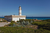 Faro, lighthaus, Cap de Ses Salines, Mallorca, Balearic Islands, Spain, Europe