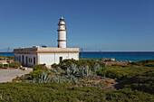 Faro, Leuchtturm, Cap de Ses Salines, Mallorca, Balearen, Spanien, Europa