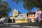 Historical houses in Canavieiras, Cacao Coast, State of Bahia, Brazil, South America, America