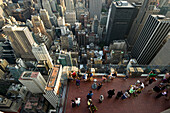 Aussicht vom Rockefeller Center, Manhattan, New York City, New York, USA