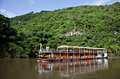 River cruise ship RV River Kwai, Cruise Asia Ltd on River Kwai Noi, near Kanchanaburi, Thailand