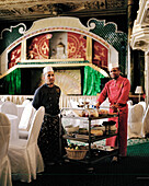 Cooks at Restaurant Yar, existing since 1826, at Sovietsky Historical Hotel, Moscow, Russia, Europe