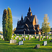 Stabkirche Heddal, Heddal, Notodden, Telemark, Norwegen