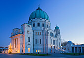 Borromaus Church in Vienna's Central Cemetery, Evening light, Vienna, Austria