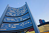 Vienna International Centre, VIC, allgemein als UNO-City bekannt, 22. Bezirk, Donaustadt, Wien, Österreich