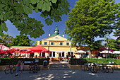 Tavern on the main avenue in Wiener Prater, 2nd district, Vienna, Austria