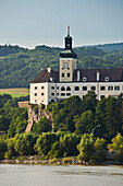 Schloss Persenbeug on the banks of the Danube river, Lower Austria, Austria