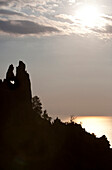 Felsen in Form von Herz, Calanches de Piana, Korsika, Frankreich