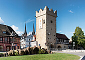 Darr Gate, Johannes Church, Saalfeld, Thuringia, Germany
