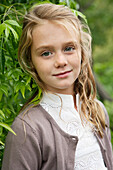 Portrait of a girl smiling