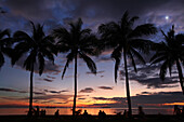 Sonnenuntergang, Manila Bay, Insel Luzon, Philippinen