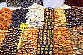 Sweets at egypt bazaar, Misir Carsisi, Istanbul, Turkey, Europe